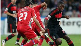 Benfica Striker Ola John has his mind on the clash with the Catalans