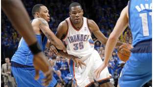 Kevin Durant has Oklahoma City Thunder-ing along at the top